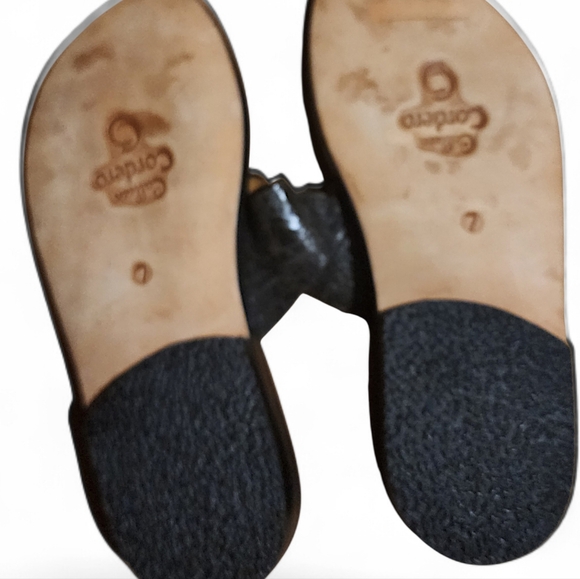 Collen Cordero Brown Sandals with Studded Detail Women's Size 7 - Picture 2 of 3